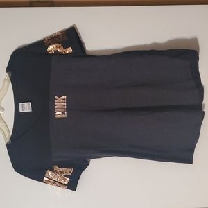 Victoria Secret Pink Sequined t-shirt, Small